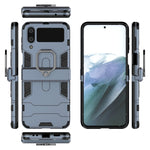 Custodia protettiva antiurto per PC + TPU con supporto per anello magnetico, For Samsung Galaxy Z Flip4