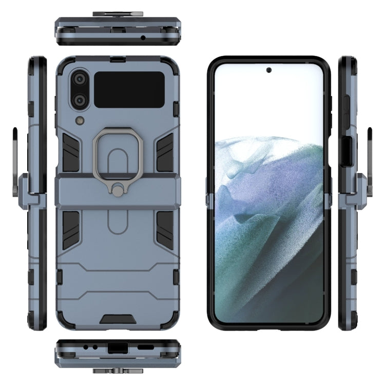 Custodia protettiva antiurto per PC + TPU con supporto per anello magnetico, For Samsung Galaxy Z Flip4