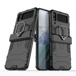 Custodia protettiva antiurto per PC + TPU con supporto per anello magnetico, For Samsung Galaxy Z Flip4