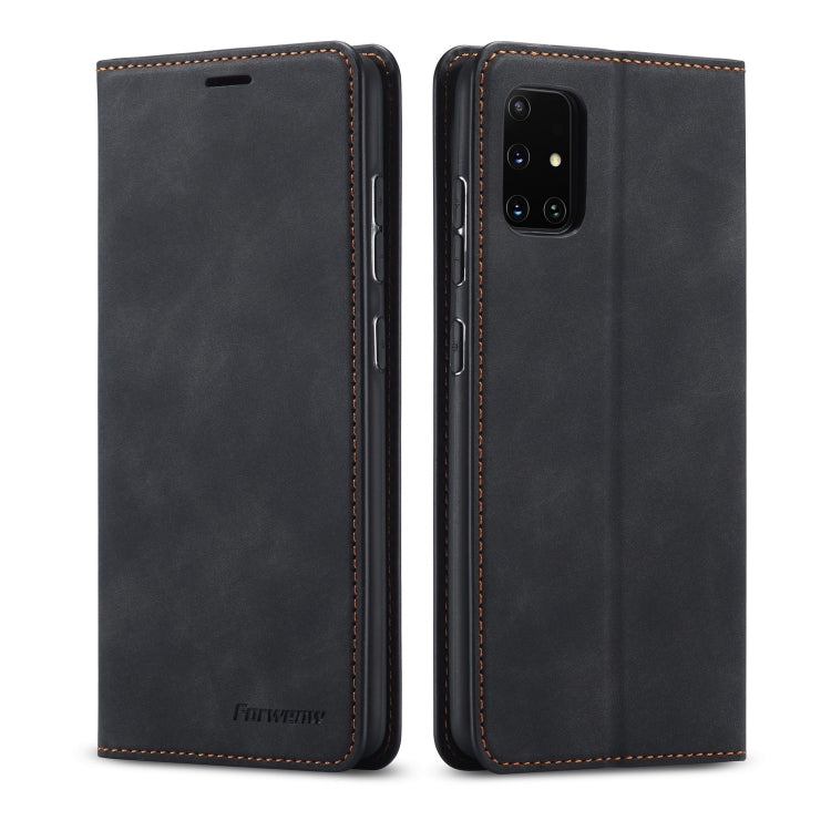 Custodia portafoglio in pelle con flip per Galaxy A51
