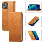 LC.IMEEKE Forte custodia per telefono in pelle magnetica con supporto, slot per schede e portafoglio, For iPhone 14 Pro Max, For iPhone 14 Pro, For iPhone 14 Plus, For iPhone 14