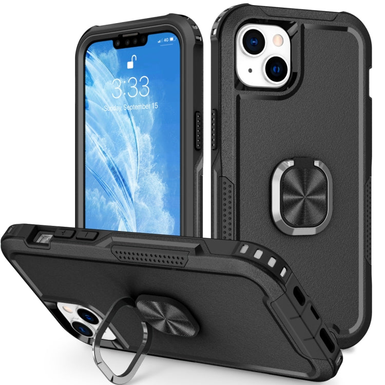 Custodia per telefono con supporto ad anello 3 in 1, For iPhone 14, For iPhone 14 Plus, For iPhone 14 Pro, For iPhone 14 Pro Max