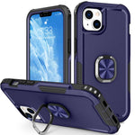 Custodia per telefono con supporto ad anello 3 in 1, For iPhone 14, For iPhone 14 Plus, For iPhone 14 Pro, For iPhone 14 Pro Max