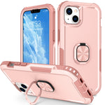 Custodia per telefono con supporto ad anello 3 in 1, For iPhone 14, For iPhone 14 Plus, For iPhone 14 Pro, For iPhone 14 Pro Max