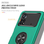Custodia per telefono magnetica antiurto PC + TPU con supporto per anello invisibile, For Motorola Moto G Stylus 2022, For Motorola Moto G Stylus 5G 2022, For Xiaomi Redmi Note 11 Global, For Xiaomi Poco X4 Pro 5G