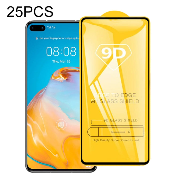 Pellicola vetro temperato 9D per smartphone Huawei compatibili