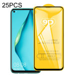 Pellicola vetro temperato 9D per smartphone Huawei compatibili