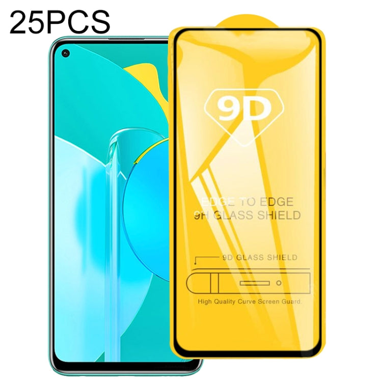 Pellicola vetro temperato 9D per smartphone Huawei compatibili