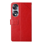 HT01 Cassa del telefono di cuoio di vibrazione del modello a forma di Y, For Honor 70, For Realme GT Neo2, For Realme GT Neo 3