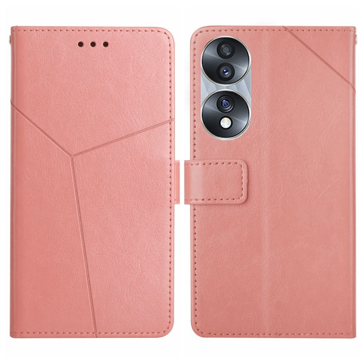 HT01 Cassa del telefono di cuoio di vibrazione del modello a forma di Y, For Honor 70, For Realme GT Neo2, For Realme GT Neo 3
