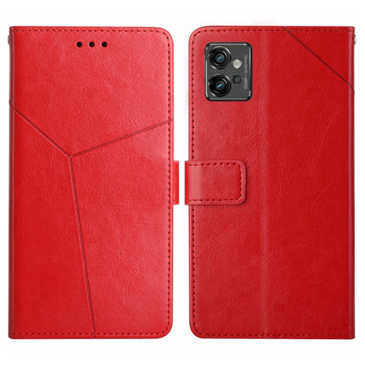 HT01 Cassa del telefono di cuoio di vibrazione del modello a forma di Y, For Motorola Moto G32, For Nothing Phone 1, For OPPO A57 4G/A77 4G/Realme Narzo 50 5G/Realme V23, For Xiaomi Poco C40