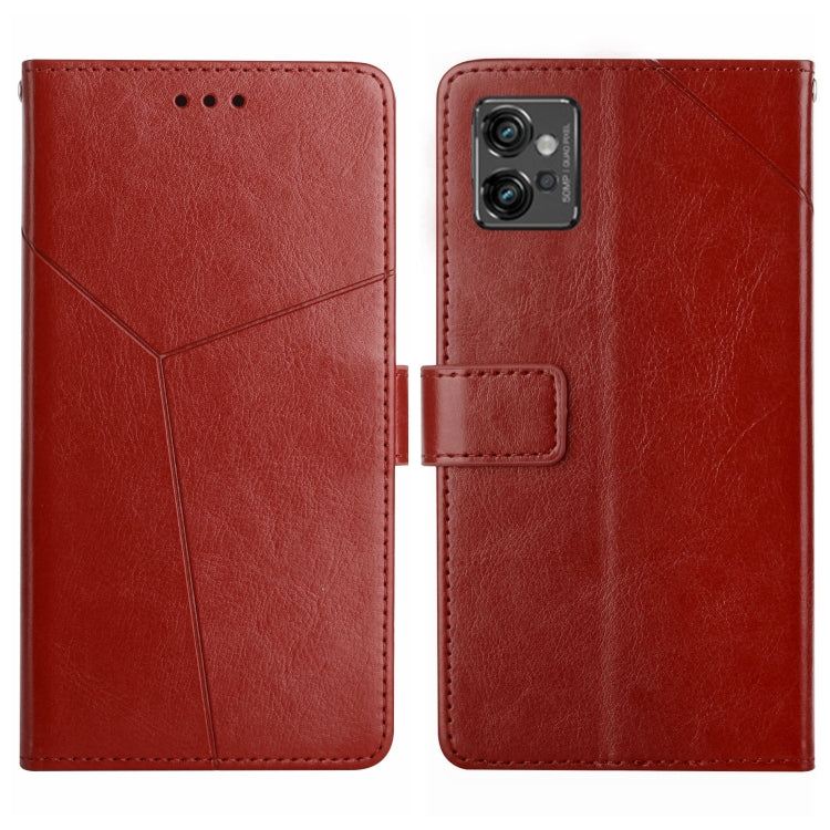 HT01 Cassa del telefono di cuoio di vibrazione del modello a forma di Y, For Motorola Moto G32, For Nothing Phone 1, For OPPO A57 4G/A77 4G/Realme Narzo 50 5G/Realme V23, For Xiaomi Poco C40