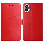 HT01 Cassa del telefono di cuoio di vibrazione del modello a forma di Y, For Motorola Moto G32, For Nothing Phone 1, For OPPO A57 4G/A77 4G/Realme Narzo 50 5G/Realme V23, For Xiaomi Poco C40