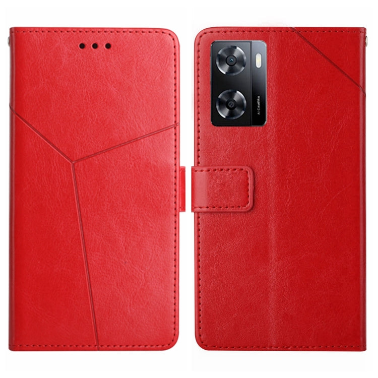 HT01 Cassa del telefono di cuoio di vibrazione del modello a forma di Y, For Motorola Moto G32, For Nothing Phone 1, For OPPO A57 4G/A77 4G/Realme Narzo 50 5G/Realme V23, For Xiaomi Poco C40