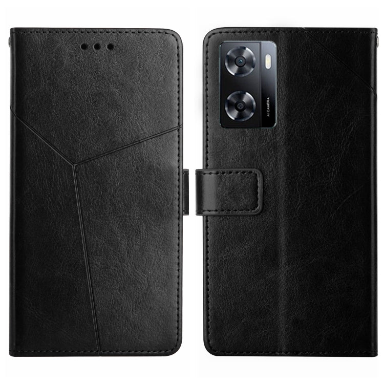 HT01 Cassa del telefono di cuoio di vibrazione del modello a forma di Y, For Motorola Moto G32, For Nothing Phone 1, For OPPO A57 4G/A77 4G/Realme Narzo 50 5G/Realme V23, For Xiaomi Poco C40
