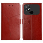 HT01 Cassa del telefono di cuoio di vibrazione del modello a forma di Y, For Motorola Moto G32, For Nothing Phone 1, For OPPO A57 4G/A77 4G/Realme Narzo 50 5G/Realme V23, For Xiaomi Poco C40