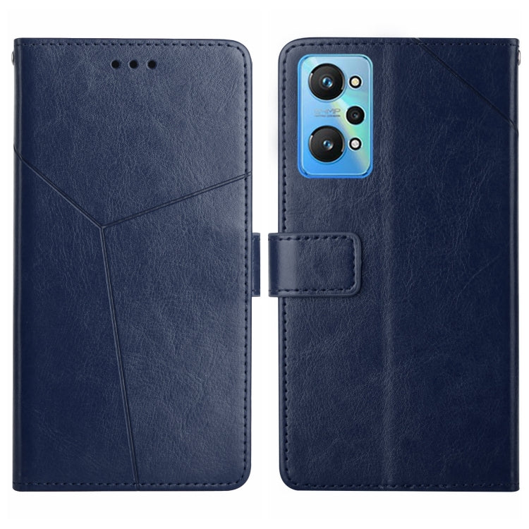 HT01 Cassa del telefono di cuoio di vibrazione del modello a forma di Y, For Honor 70, For Realme GT Neo2, For Realme GT Neo 3