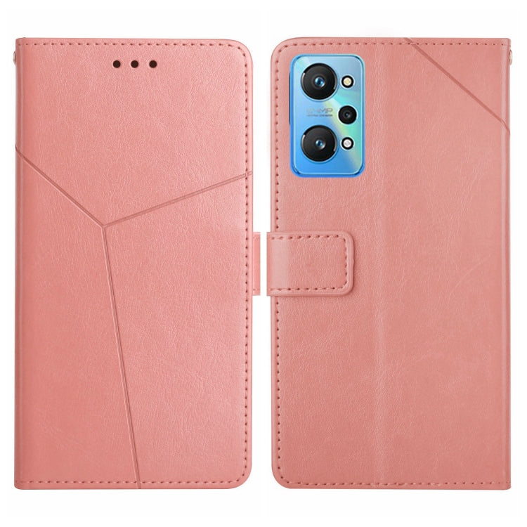 HT01 Cassa del telefono di cuoio di vibrazione del modello a forma di Y, For Honor 70, For Realme GT Neo2, For Realme GT Neo 3