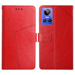 HT01 Cassa del telefono di cuoio di vibrazione del modello a forma di Y, For Honor 70, For Realme GT Neo2, For Realme GT Neo 3