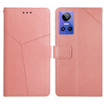 HT01 Cassa del telefono di cuoio di vibrazione del modello a forma di Y, For Honor 70, For Realme GT Neo2, For Realme GT Neo 3