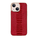 Custodia per telefono galvanica nano serie Pinshang in vera pelle, For iPhone 14, For iPhone 14 Plus, For iPhone 14 Pro, For iPhone 14 Pro Max, For iPhone 13, For iPhone 13 Pro