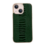 Custodia per telefono galvanica nano serie Pinshang in vera pelle, For iPhone 14, For iPhone 14 Plus, For iPhone 14 Pro, For iPhone 14 Pro Max, For iPhone 13, For iPhone 13 Pro