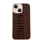 Custodia per telefono galvanica nano serie Pinshang in vera pelle, For iPhone 14, For iPhone 14 Plus, For iPhone 14 Pro, For iPhone 14 Pro Max, For iPhone 13, For iPhone 13 Pro