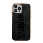 Custodia per telefono galvanica nano serie Pinshang in vera pelle, For iPhone 14, For iPhone 14 Plus, For iPhone 14 Pro, For iPhone 14 Pro Max, For iPhone 13, For iPhone 13 Pro