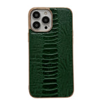 Custodia per telefono galvanica nano serie Pinshang in vera pelle, For iPhone 14, For iPhone 14 Plus, For iPhone 14 Pro, For iPhone 14 Pro Max, For iPhone 13, For iPhone 13 Pro