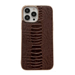 Custodia per telefono galvanica nano serie Pinshang in vera pelle, For iPhone 14, For iPhone 14 Plus, For iPhone 14 Pro, For iPhone 14 Pro Max, For iPhone 13, For iPhone 13 Pro