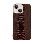 Custodia per telefono galvanica nano serie Pinshang in vera pelle, For iPhone 14, For iPhone 14 Plus, For iPhone 14 Pro, For iPhone 14 Pro Max, For iPhone 13, For iPhone 13 Pro
