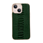 Custodia per telefono galvanica nano serie Pinshang in vera pelle, For iPhone 14, For iPhone 14 Plus, For iPhone 14 Pro, For iPhone 14 Pro Max, For iPhone 13, For iPhone 13 Pro