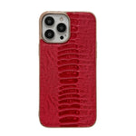 Custodia per telefono galvanica nano serie Pinshang in vera pelle, For iPhone 14, For iPhone 14 Plus, For iPhone 14 Pro, For iPhone 14 Pro Max, For iPhone 13, For iPhone 13 Pro