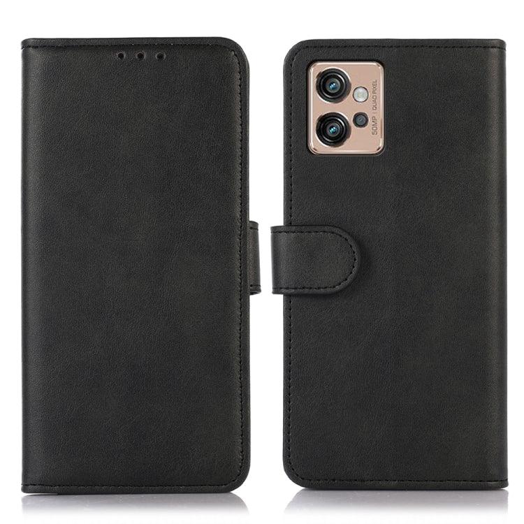 Custodia per telefono in pelle con trama di mucca, For Motorola Moto G32