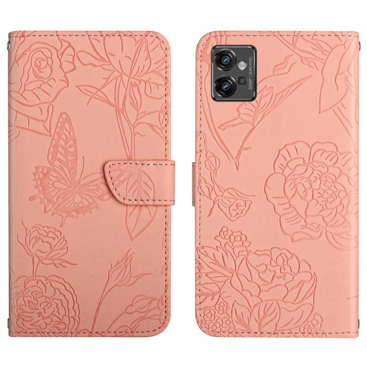 HT03 Cassa del telefono di cuoio di vibrazione impressa farfalla di sensibilità della pelle, For Motorola Moto G32, For Nothing Phone 1, For OPPO A57 4G/A77 4G/Realme Narzo 50 5G/Realme V23, For Xiaomi Poco C40