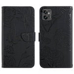 HT03 Cassa del telefono di cuoio di vibrazione impressa farfalla di sensibilità della pelle, For Motorola Moto G32, For Nothing Phone 1, For OPPO A57 4G/A77 4G/Realme Narzo 50 5G/Realme V23, For Xiaomi Poco C40
