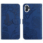 HT03 Cassa del telefono di cuoio di vibrazione impressa farfalla di sensibilità della pelle, For Motorola Moto G32, For Nothing Phone 1, For OPPO A57 4G/A77 4G/Realme Narzo 50 5G/Realme V23, For Xiaomi Poco C40