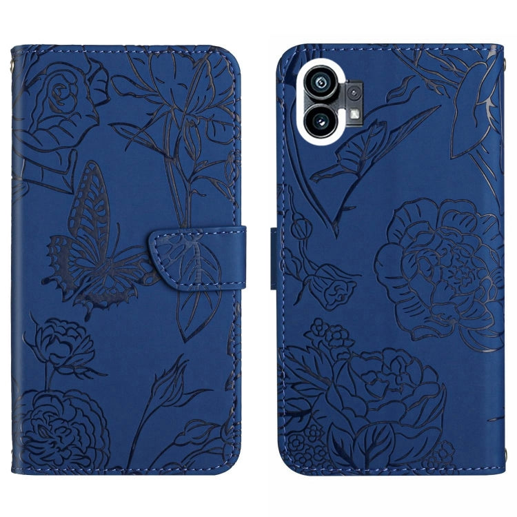 HT03 Cassa del telefono di cuoio di vibrazione impressa farfalla di sensibilità della pelle, For Motorola Moto G32, For Nothing Phone 1, For OPPO A57 4G/A77 4G/Realme Narzo 50 5G/Realme V23, For Xiaomi Poco C40
