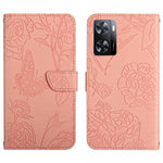 HT03 Cassa del telefono di cuoio di vibrazione impressa farfalla di sensibilità della pelle, For Motorola Moto G32, For Nothing Phone 1, For OPPO A57 4G/A77 4G/Realme Narzo 50 5G/Realme V23, For Xiaomi Poco C40