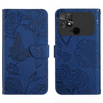 HT03 Cassa del telefono di cuoio di vibrazione impressa farfalla di sensibilità della pelle, For Motorola Moto G32, For Nothing Phone 1, For OPPO A57 4G/A77 4G/Realme Narzo 50 5G/Realme V23, For Xiaomi Poco C40