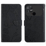 HT03 Cassa del telefono di cuoio di vibrazione impressa farfalla di sensibilità della pelle, For Motorola Moto G32, For Nothing Phone 1, For OPPO A57 4G/A77 4G/Realme Narzo 50 5G/Realme V23, For Xiaomi Poco C40