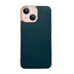 Custodia per telefono galvanica nano serie Xiaoya in vera pelle, For iPhone 14, For iPhone 14 Plus, For iPhone 14 Pro, For iPhone 14 Pro Max, For iPhone 13, For iPhone 13 Pro