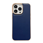 Custodia per telefono galvanica nano serie Xiaoya in vera pelle, For iPhone 14, For iPhone 14 Plus, For iPhone 14 Pro, For iPhone 14 Pro Max, For iPhone 13, For iPhone 13 Pro
