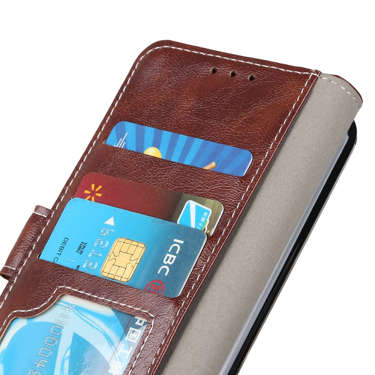 Custodia per telefono in pelle a vibrazione orizzontale con struttura retrò Crazy Horse, For Motorola Moto G32 4G