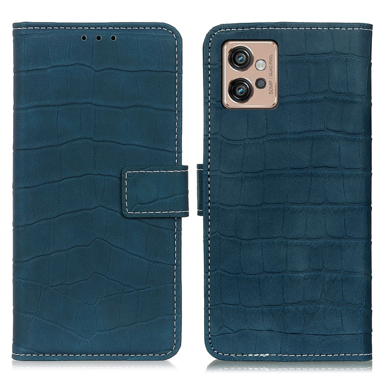 Custodia in pelle a vibrazione orizzontale con struttura in coccodrillo magnetica, For Motorola Moto G32 4G
