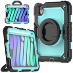 Porta bracciale in silicone + custodia per tablet PC, For iPad 10.2 2021 / 2020 / 2019, For iPad mini 2024 / mini 6