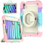 Porta bracciale in silicone + custodia per tablet PC, For iPad 10.2 2021 / 2020 / 2019, For iPad mini 2024 / mini 6