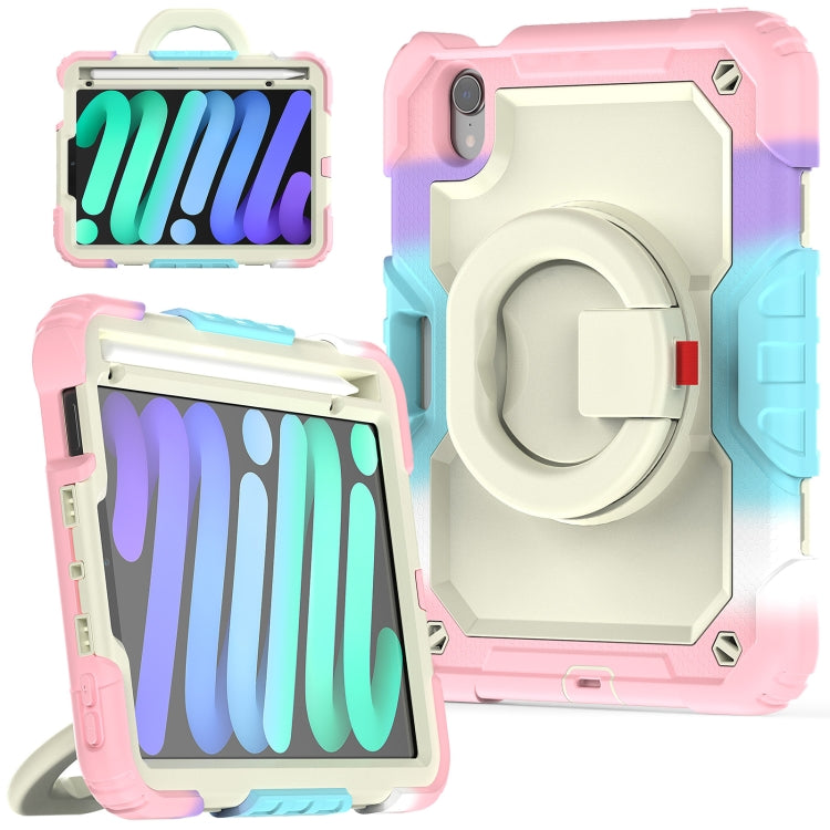 Porta bracciale in silicone + custodia per tablet PC, For iPad 10.2 2021 / 2020 / 2019, For iPad mini 2024 / mini 6
