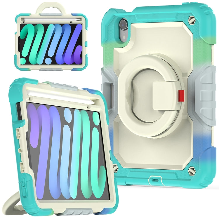 Porta bracciale in silicone + custodia per tablet PC, For iPad 10.2 2021 / 2020 / 2019, For iPad mini 2024 / mini 6