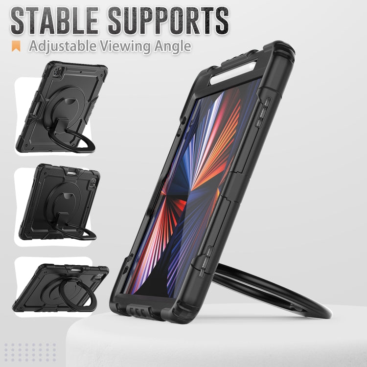 Porta bracciale in silicone + custodia per tablet PC, For iPad Pro 12.9 2021